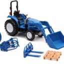 New Ray Toys New Holland Boomer 55 with Interchangable Accessories Set, Kids, Gifts, Birthdays
