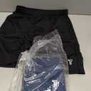 Tuliara 5 Pack Boys Athletic Shorts Mesh Running Shorts Quick Dry for Teen Kids Basketball Soccer Sport, Drawstring Waist Set, Medium, Black, Dark Gray, Navy Blue, Gray, Pale Gray