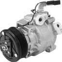 AC Air Conditioner Compressor with Clutch Fit for Mitsubishi Lancer 2.0L 2.4L 2009 2010 2011 2012 2013 2014, Outlander Sport 2011-2015, Outlander 08 09 10 11-2015, for 7813A229 7813A350