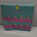 BTaT- Floral 3 Tier Cake Stand, Porcelain, Pastel Pink with Pink Roses & Gold Trim, 3 Tiered Dessert Stand for Cookies, Cupcakes & Fruits