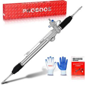 PHOBOOS Hydraulic Power Steering Rack and Pinion Assembly Compatible with Honda Odyssey 2005-2006 V6 3.5L. New Unit, Leak-proof, Direct Bolt-On Fit, Ref. 26-2724