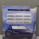 Windshield Sun Shade Custom Fit for 2019-2024 2025 2026 Audi Q3 Accessories Foldable Sunshade Sun Blocker Protect Car from Sun Rays & Heat Damage Keep Car Cooler