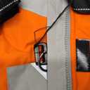 IECOii Dog Coat for Large Dogs, Orange, X-Large - Waterproof Winter Fleece Jacket with Harness, Turtleneck, Reflective Straps, Zipper Closure (X-Large(Chest:29.9 in))