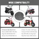 YOXUFA #35 Chain for Mini Bike Coleman CT100U CC100X Baja Doodle Bug DB30 Motovox MBX10 MBX11 Mega Moto MM-B80 105cc Predator 79cc 97cc 100cc Engine Powersports Parts with Chain Breaker - 140 Links