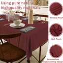 HX&OD Rectangular Tablecloth Cationic Fabric Waterproof Stain Resistant Wrinkle-Resistant for Home/Decoration/Party/Buffet/Wedding/Dining Room/Camping