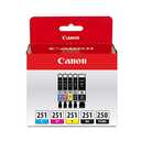 Canon PGI250/ CLI251, 5 Color Pack