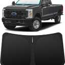 INSAUTO Custom Fit Windshield Sun Shade Accessories for Ford F250 F350 F450 2017-2026, Foldable Front Window Sunshade, UV & Heat Reflector, Keeps Interior Cool, Includes Storage Bag