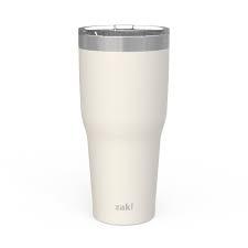 Zak! Designs Ivory Stainless Steel Tumbler with Lid, 24 OZ 