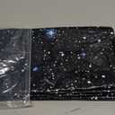 8 Pieces Space Tablecloth Starry Night Tablecloth Decorations Plastic Galaxy Table Cover Space Stars Theme Party Supplies for Birthday Home Decorations, 54 x 108 Inch