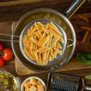 6.3" Fine Mesh Strainer with Stainless steel handle - Sieve Fine Mesh Stainless Steel - Ideal to Sift Flour, Icing Sugar, Fruits and Vegetables.