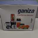 Ganiza Smoothie Blender, 900W Blenders for Shakes and Smoothies, 15-Piece Personal Blender and Grinder Combo for Kitchen, Smoothies Maker with 4 BPA-Free Portable Cup, Nutritious Recipe