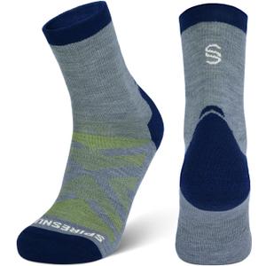 SPIRESNUG Merino Wool Hiking Crew Socks Men Women