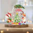 Christmas Decorations Indoor Cute Christmas Decor Gifts Table Sign for Mantle,Office Desk, Shelf - Heart Shaped Gifts Holiday Indoor Home Decor
