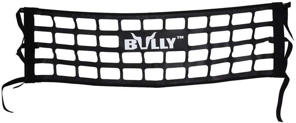 Bully TR-03WK Black Nylon Universal Fit Truck Heavy Duty Full-Size 60" x 18" Cargo Tailgate Net For Trucks from Chevy (Chevrolet), Ford, Toyota, GMC, Dodge RAM, Jeep (Large)
