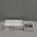 Bostitch Office Konnect Desk Organizer Accessory Tray & Storage Cup Bundle, Stacks for Desktop Storage, Makeup Organization, White (Kit)