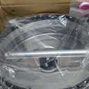 14" Pressure Washer Surface Cleaner with 4 Wheels - Stainless Steel Surface Cleaner for Pressure Washer Attachment for Concrete, Patio, Sidewalk, Deck and Driveways - PWS14 (14 INCH SILVER)