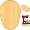 Bamboo Mixer Slider for KitchenAid 5-8 Qt Bowl-Lift Stand Mixer, Appliance Sliding Mat Pad, Kitchen Countertop Storage Accessories Mixer Moving Tray Board Attachments, Kitchen Aid Mixers Accessories