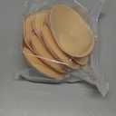 Waterproof Bathing Suit Cups Inserts - 4 Pairs Swimsuit Pads Heart Push up Insert for Women, Bikini Padding Insert (Beige)