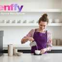 Kitchen Apron, Work Apron, Canvas, Multiple Pockets, Gardening, Painting, BBQ, Artist, Carpenter, Sizes M to XXL, Purple (Purple, XXL)