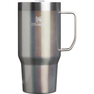 STANLEY The Everyday Suburban Mug | 24 oz | Drink Through Lid | Cup for Coffee, Tea and Drinks | Insulated Stainless Steel Coffee Mug | BPA-Free | Steel Shimmer