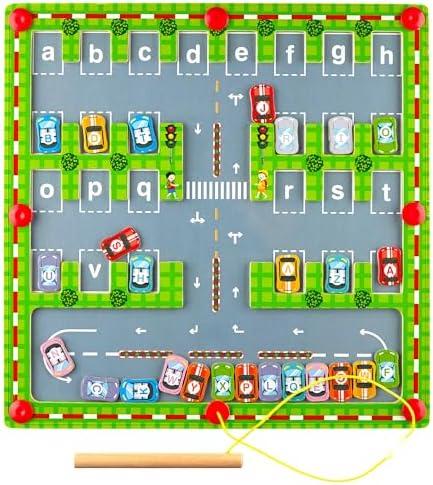 BUSLIK Magnetic Alphabet Maze Board Letter Puzzle - Kids ABC Learning Toys, Educational Montessori Toys Preschool - Alphabet Magnetic Maze Game - Toddler Magnet Puzzles for Ages 3+, 2 Pack