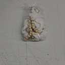 7.2 FT Halloween Garland Ghost Decorations, Adjustable Hanging Cute Ghost Garland Mantel Decor, Handmade Wooden Beads Halloween Banner for Fireplace Home Room Indoor Outdoor Office Wall Party Supplies