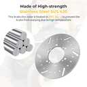 M MATI 2 PCS Front Brake Disc Rotor for Polaris Sportsman 335 500 Magnum 500 Ranger 500 Worker 500 Xpedition 425 Xplorer 400 Diesel 455 5242935