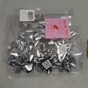 WRAPAHOLIC Metallic Silver Gift Bow Assortment (12 Bows) for Birthday, Wedding, Christmas, Baby Shower, Bridal Showers