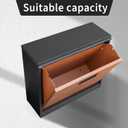 Wall Mount Mailbox for House Outside, Large Capacity Mailboxes, Outside Package Delivery Box for Home, Office, School to Collect Package and Mail, Small