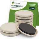 Furniture Sliders for Carpet 8 PCS - 4 3/4 inch Furniture Moving Slider Chair Legs Floors Protectors Move Your Furniture Easy & Safely(for Carpet)