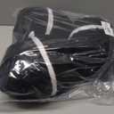 Knyteruna #6 Super Bulky Blanket Yarn for Crocheting - 3 Skeins(Each 10.5oz/300g, 220yds/201m), Chunky Chenille Thick Plush Big Soft Yarn for Crocheting Knitting Blankets, Black