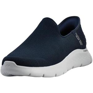 Skechers Men's Hands Free Slip-ins Go Walk Flex No Hands Sneaker, Dark Blue 11,5