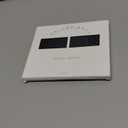 Polymer Material Reusable Napkin Band, Glue-Free Tear-Proof Water Resistant Oil-Proof Napkin Bands Set of 200(Front Black Color and Back White), 6 Adjustable Sizes Napkin Rings