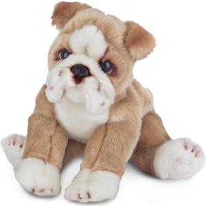 Bearington Tug The English Bulldog Plush, 13 Inch Dog Stuffed Animal - Bulldog Stuffed Animal - Dog Plush Toys for Kids