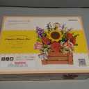 3D Wooden Flower Puzzle for Adults-Wooden Bloom Box, DIY Craft Model Kit Building Set, Botanical Decor Creative Gift for Lovers Nature Enthusiasts (658PCS)