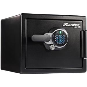 Master Lock Black Premium Fireproof and Waterproof Safe with Digital Keypad, 0.82 cu-ft, STW082GTC