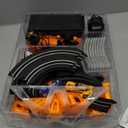 2-in-1 Slot Car Race Track Sets - Electric Race Car Track with 4 High-Speed Racing Cars, Dual Racing Game Lap Counter Circular Overpass Tracks, Remote Control Cars Toys/Gift for Boys Kids Ages 8-12