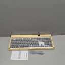 TECKNET Bluetooth Keyboard Rechargeable, 4Device Free Switching (2.4G+BT), UltraSlim Full Size Wireless Keyboard, Quiet Typing, for PC/Laptop/Smart TV/Phone, Adjustable Stand, 12 Multimedia Keys