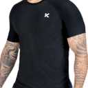 Kewlioo Sauna Shirt for Men - Heat Trapping Sweat Vest, Sauna Suit For Men, Compression Workout Sweat Suit for Gym, Workouts