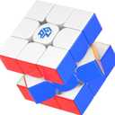 GAN 15 Maglev Speed Cube 3x3, GAN Magnetic Cube Perfectly Combines Weight, Magnet and Structure, 58.6g Ultra-Lightweight, Brain Teasers Puzzle Cube for Kids Adults, Flagship Speedcube UV Coated