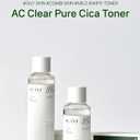The Plant Base AC Clear CICA Toner 195ml | CICA Facial Soothing Cooling Toner | Centella asiatica Leaf 85% | Plant-Based | Oily Skin, Trouble Skin Care, Korean Skincare, K Beauty, Korean Beauty