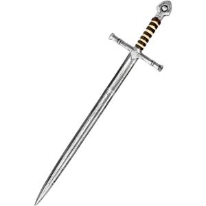 quescu Medieval Knight Toy Sword,35.6" Plastics Sword Medieval Warrior Costume Accessories for Renaissance Fair Cosplay,Props, Large