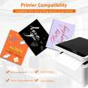 2 x 32 Sheets Orange Cardstock 8.5 x 11 for Halloween, 80lb Premium Pumpkin Color Card Stock for DIY Card Making, Halloween Decorations, School Scrapbooking, Memos