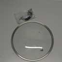 10.25 Inch Tempered Glass Lid Compatible with 10-10.25 Inch Lodge Cast Iron Skillet and 5 Quart Dutch Ovens