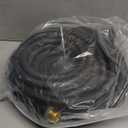 Relxitl Garden Hose, Flexible Water Hose, Ultra Lightweight Non-Expanding hose with 10 Function Sprayer, Leak proof, Pressure Resistant for Yard, Outdoor (Black, 50FT)