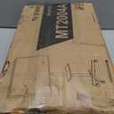 Rolling TV Stand with Shelf for 23-65 inch TVs up to 88lbs, Portable Mobile TV Cart with Silent Wheel, Tilt & Height Adjustable Universal Corner TV Stand for Bedroom, Living Room, Office (Black)