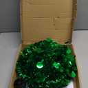 Timer & Shamrock - St Patricks Day Decorations, 5Ft Lighted St Patricks Day Tree with 50 LED Warm Lights 12 Balls Ornaments Battery Operated Pop Up Tinsel Collapsible Tree for Home Porch Office Party, Color: Green Shamrock Tree