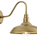 Black Gooseneck Barn Light for Farmhouse 10 Inch Dome Exterior Lights Fixture with Wall Mount, Outdoor Wall Sconce for Garage Porch Patio