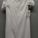 Kensie Women's Off The Shoulder Shift W/Lace Trim 4