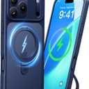 CASEKOO Ultra-Magnetic Stand for iPhone 17 Pro Max Case [Military Drop Protection] [Compatible with MagSafe] Shockproof Translucent Matte Slim Ring for iPhone 17 Pro Max Phone Case 6.9", Blue